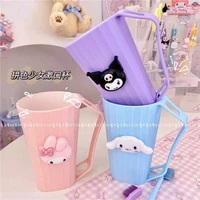 cute spliced cinnamoroll kuromi melody gargle cup toothbrush cup portable dormitory students washing cup