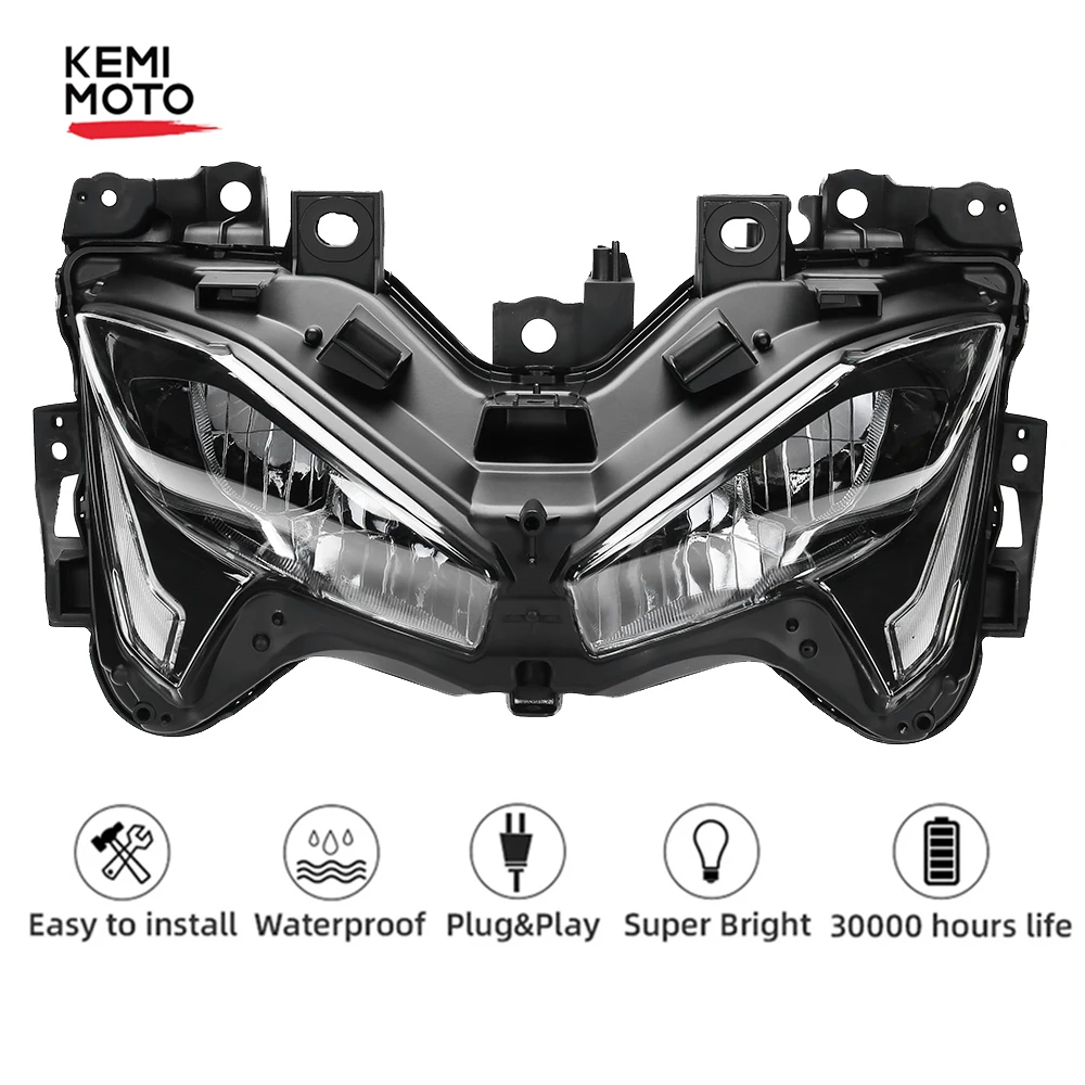 

TMAX560 XP560 Headlight Waterproof Led Lights Front Light Lamp Headlamp Assembly TMAX 560 T-MAX560 T-MAX TMAX 560 2017 2018 2019