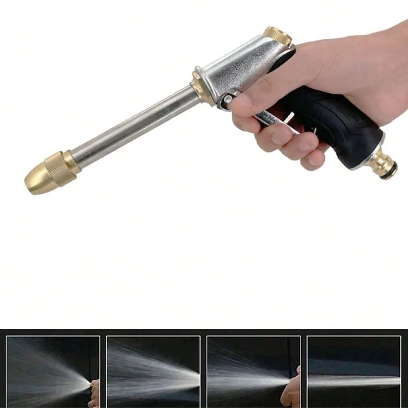 Расширяемый Волшебный Садовый Шланг С Металлическим Покрытием Водяной Пистолет