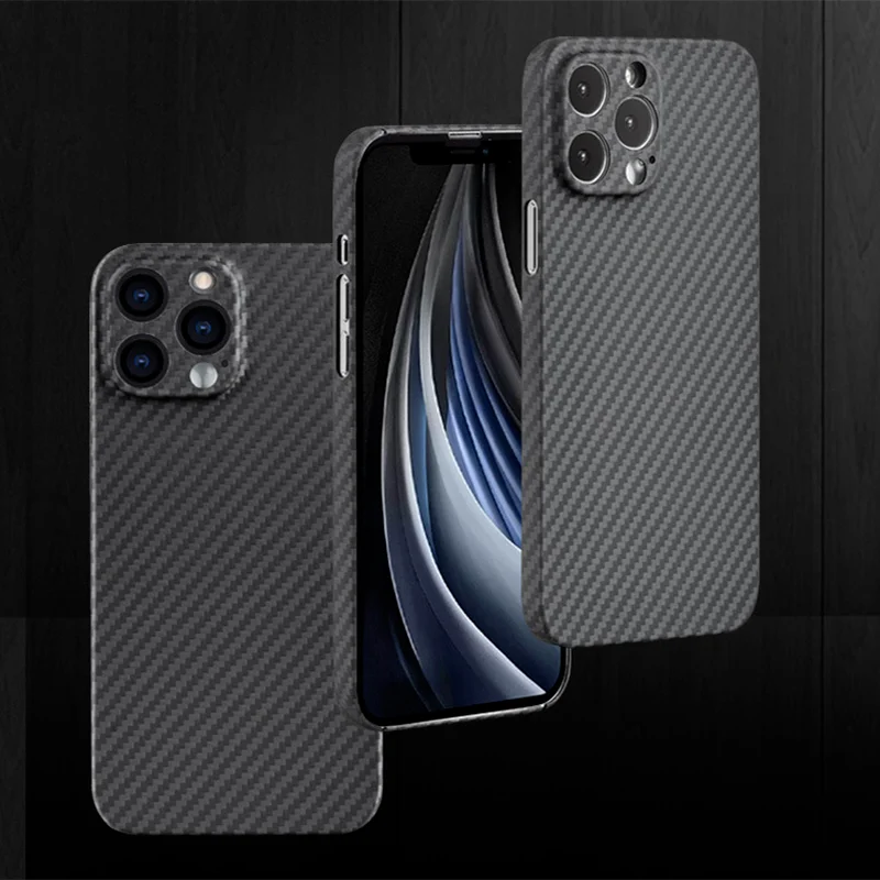 

Ультратонкий матовый чехол из углеродного волокна для iPhone 13/iPhone 13Pro/13Pro Max, 13 дюймов