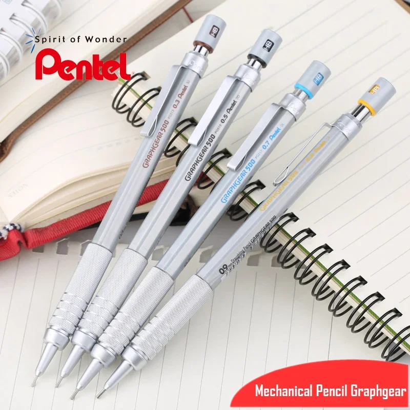 

Ручка-карандаш Pro 0,5 1 шт., инженерная 0,9 для графического ластика, 0,7 чертежный автоматический карандаш 500 0,3 Pentel механический мм карандаш