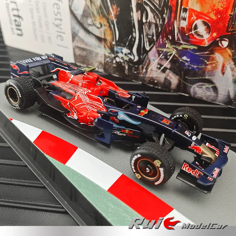 

1:43 Altaya STR3 2008 Italy station Vettel alloy car model collection decoration gift