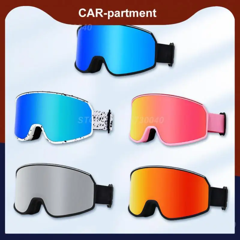 

Clear Outdoor Ski Goggles Eye Protection Anti-fog Cylindrical Anti Fog Ski Glasses Windproof Wide Field Ski Goggles Ski Goggles