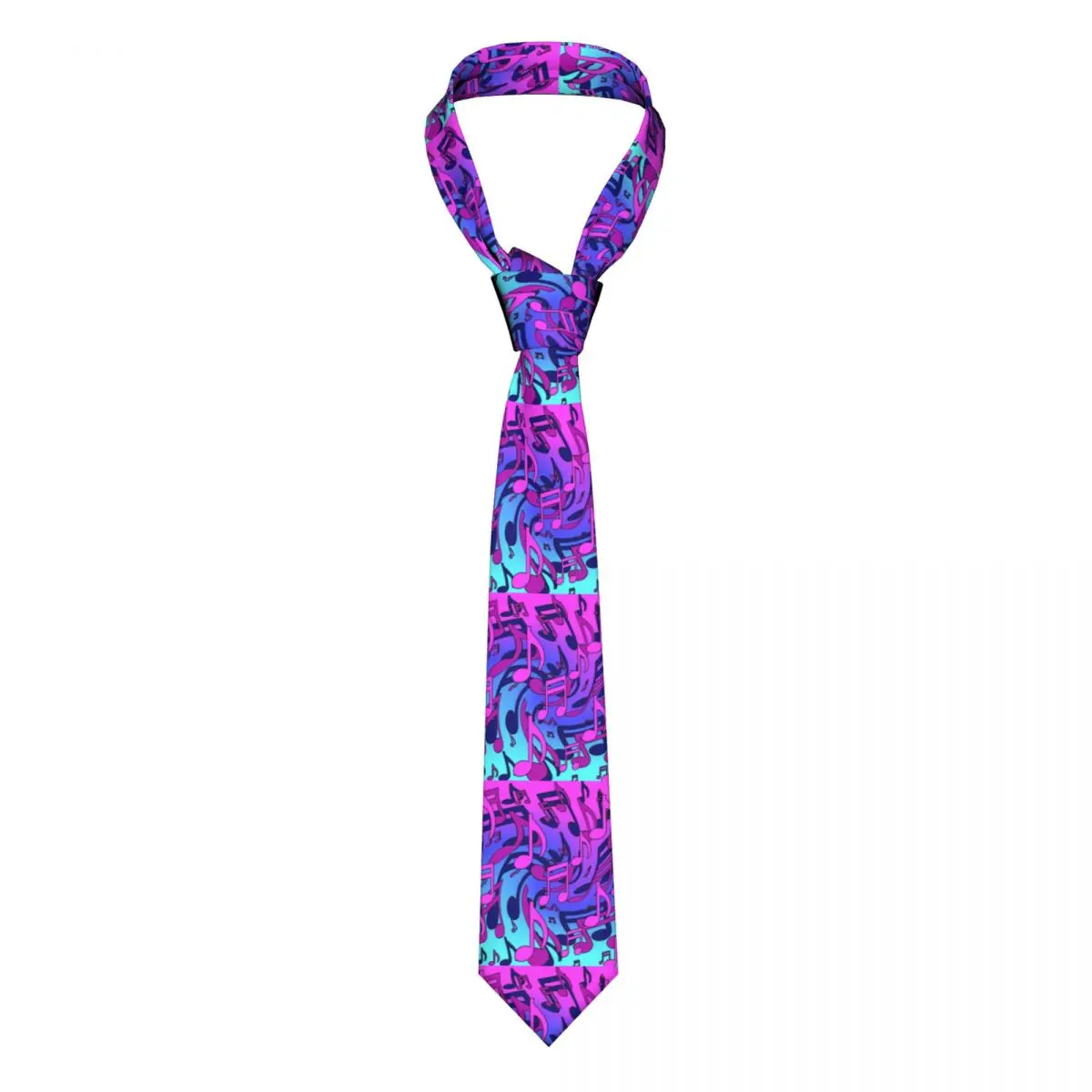 

Красивый Музыкальный галстук розовый фиолетовый синий свадебный галстук из полиэстера шелковый галстук мужской подарок блузка винтажный галстук