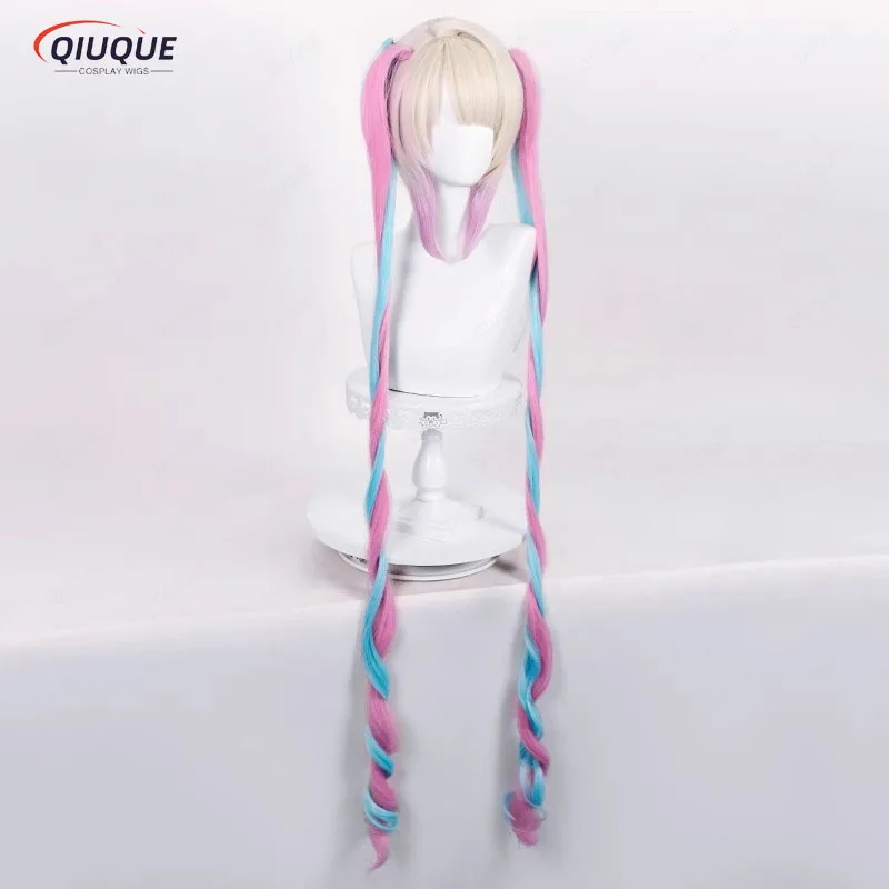 Фото NEEDY GIRL OVERDOSE Предварительно стильный парик KAngel Ame для косплея OMG Kawaii Angel Ame Косплей Термостойкий парик с хвостиком №4