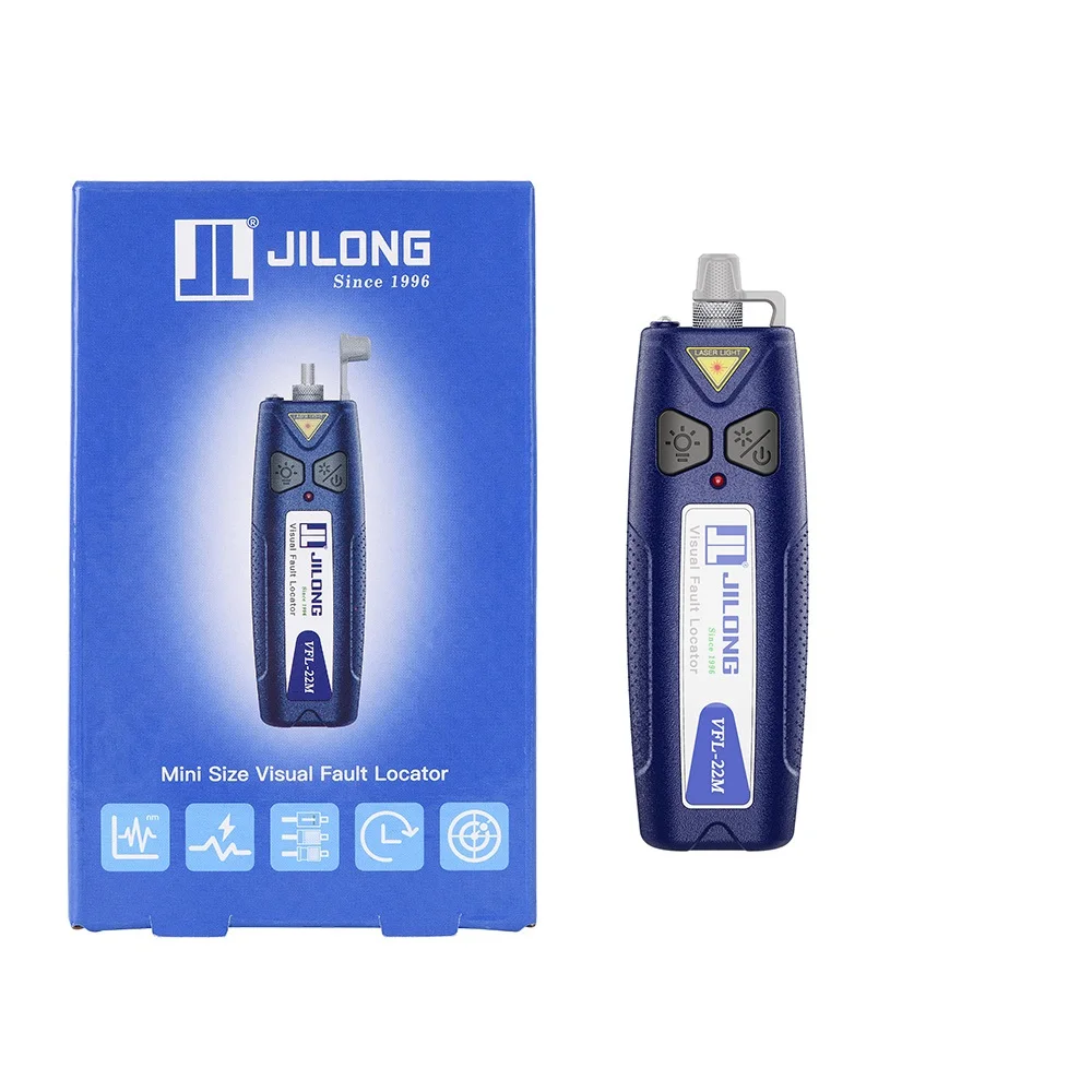 Visual Fault Locator JILONG VFL-22M Fiber Optic Cable Tester Up to 30Km VFL Stable Strong Laser  Standard SC FC ST  Optional LC images - 6
