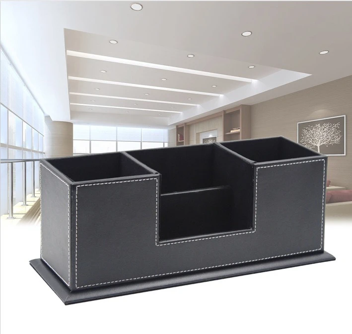 

Настольный органайзер из искусственной кожи