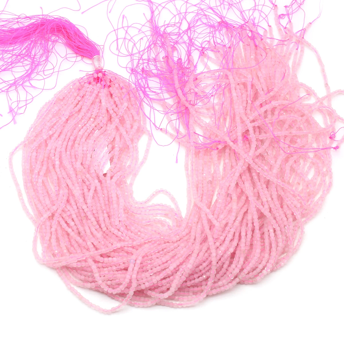 

100% Natural Stone Crystal Beads Loose Square Shape Pink Quartz Bead for Jewelry Making Diy Women Necklace Bracelet Crafts