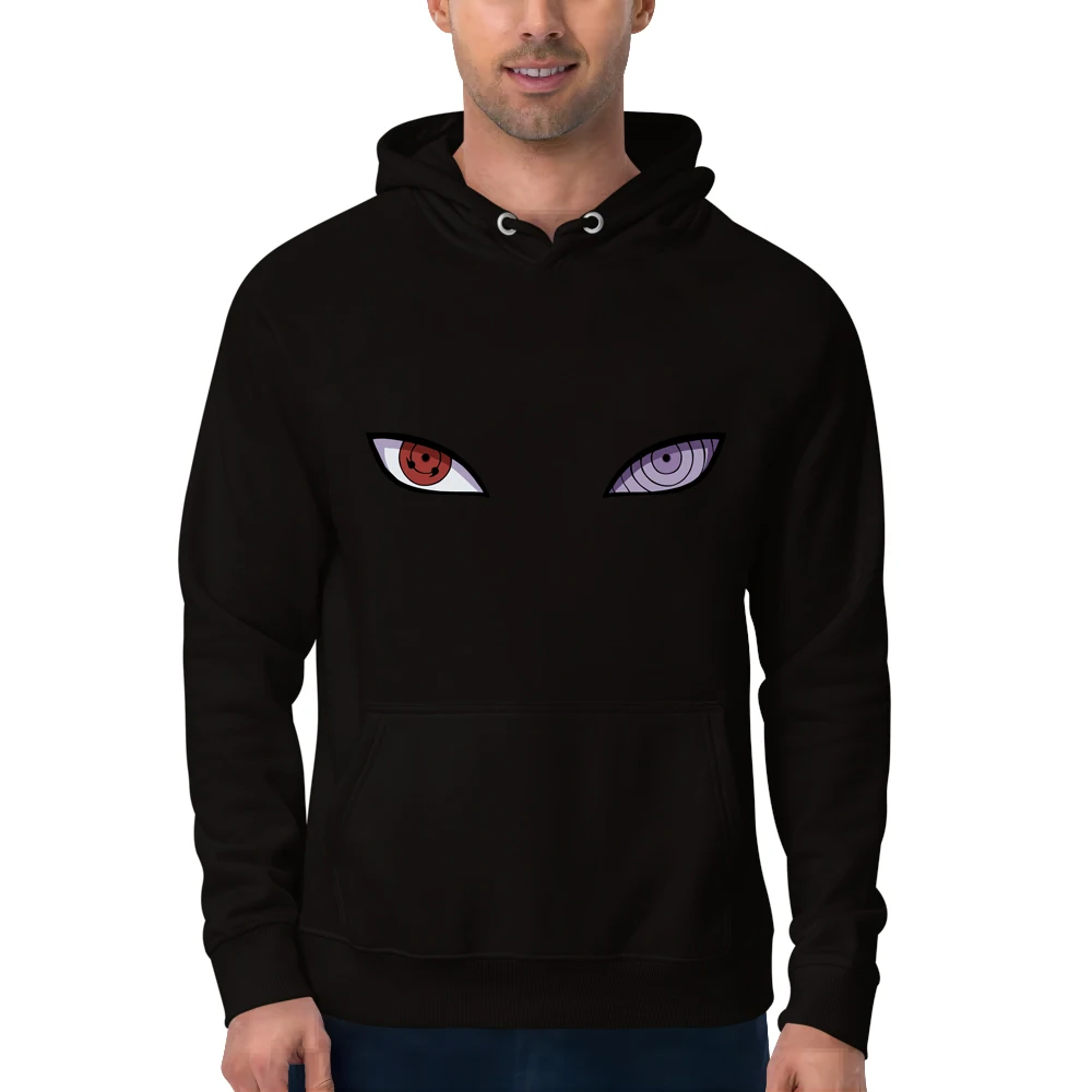 2018 Новое поступление Harajuku аниме толстовки Uchiha Uzumaki Hatake глаза принт пуловер