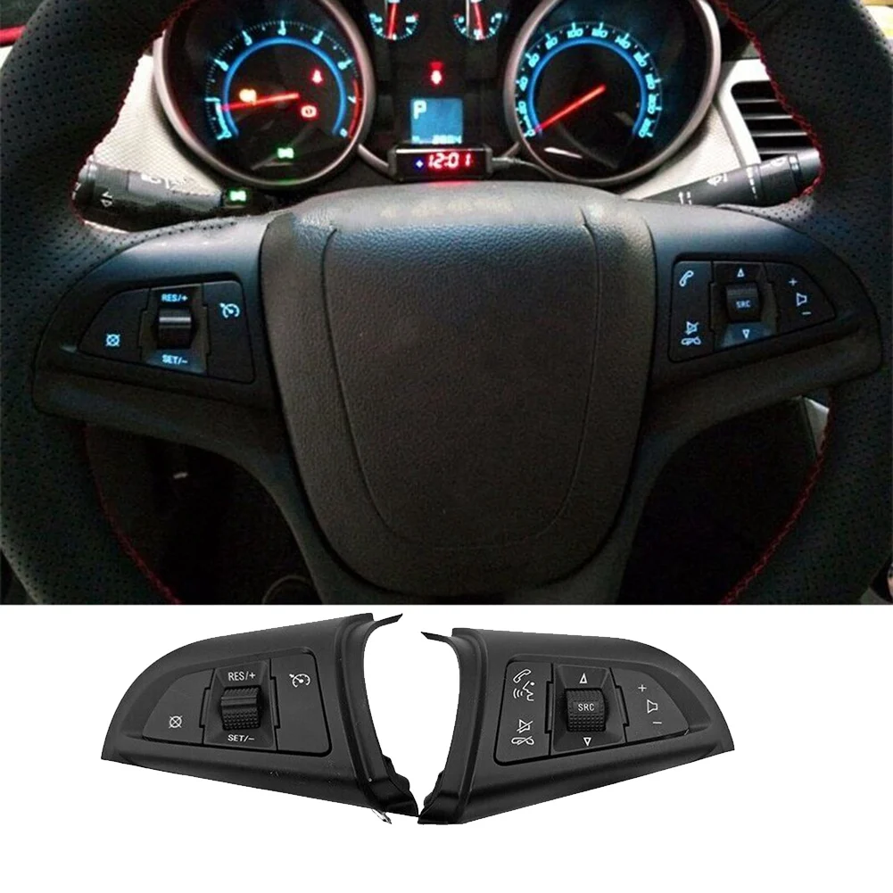 

1 Pair 96892135 96892140 Car Multifunction Steering Wheel Button for Chevrolet Cruze 2009 -2014 Cruise Speed Control