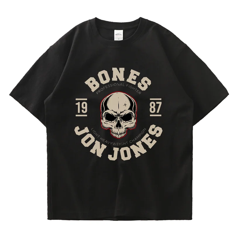 Повседневная футболка с изображением знаменитых звезд Джона Джонса и костей для