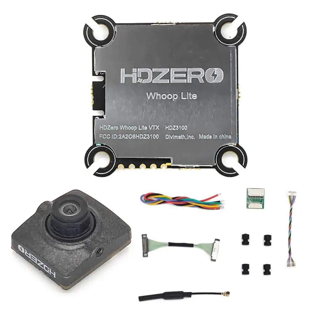 

HDZero Whoop Lite VTX + 720P@60fps Nano Camera Digital Combo CMOS FOV 130 Degree 25mW/200mW 25.5x25.2mm for RC Tiny Drone