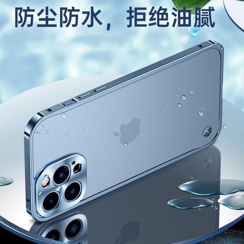 Оригинальный матовый чехол зеленого цвета из алюминиевого сплава с