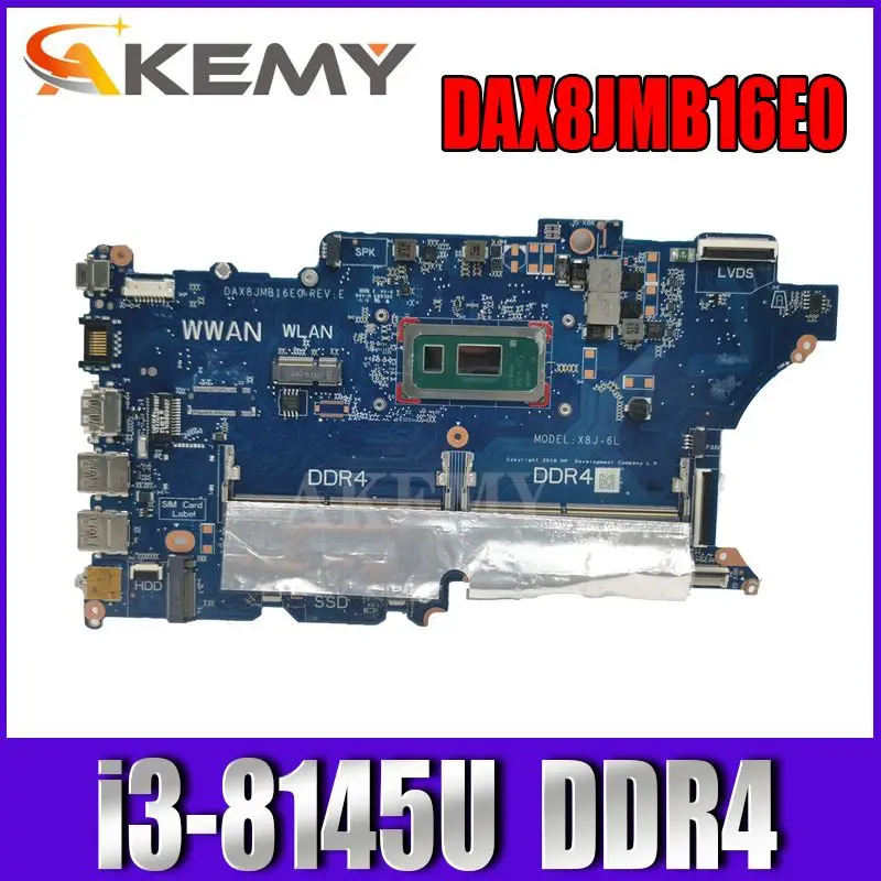 

FOR HP Probook 430 440 G6 450 G6 Laptop pc Motherboard i3-8145U CPU DDR4 DAX8JMB16E0 L44881-601 L44881-001 notebook mainboard