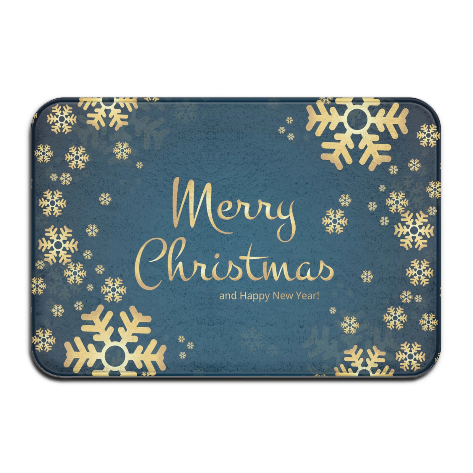 2022 Christmas Mat Outdoor Carpet Doormat Santa Ornament Christmas Decoration for Home Xmas Navidad Deco Noel New Year Supplies