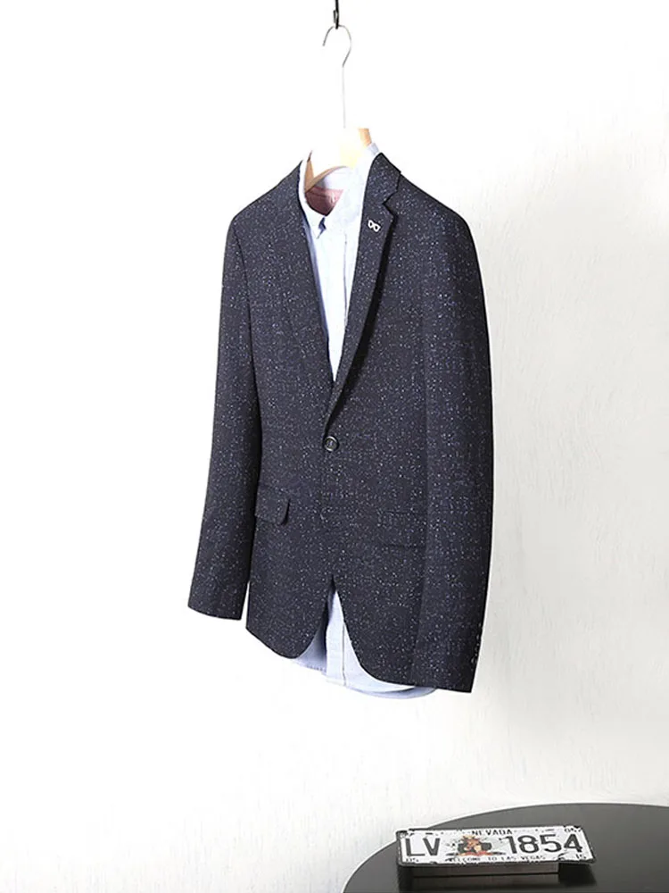 Бренд Вытащить из шкафа Весенний тонкий мужской маленький костюм Молодежный