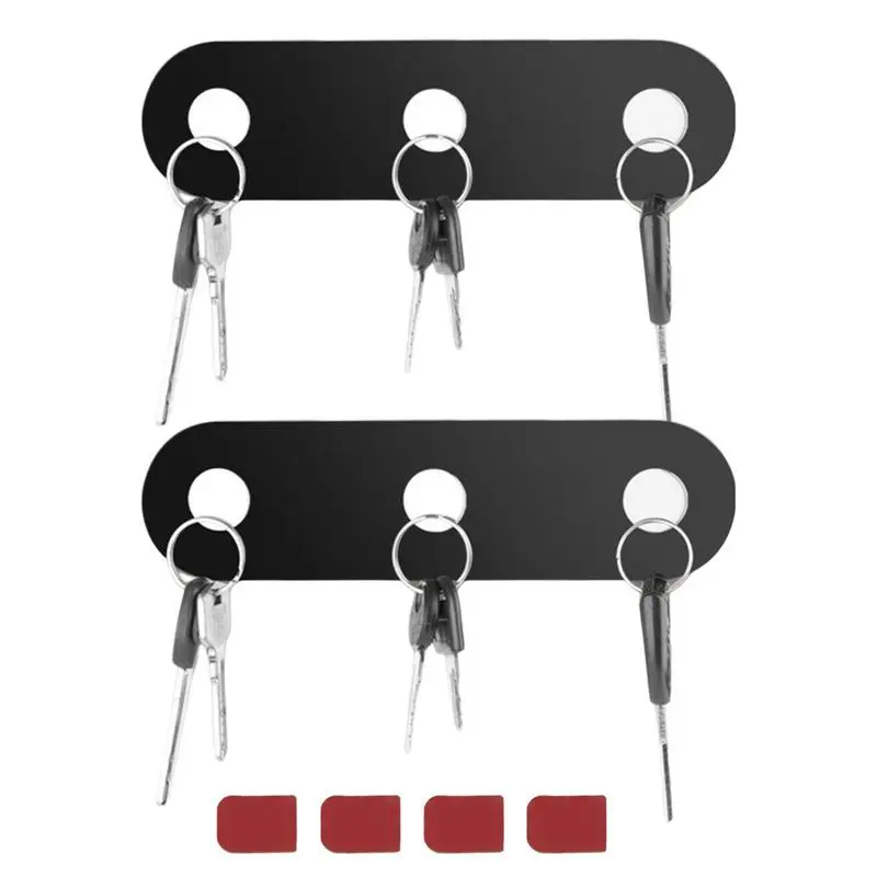 

Magnetic Hooks Key Rack Keychain Holder for Indoor Outdoor Hanging Refrigerator Kitchen Key Holder for Office Home Living Room