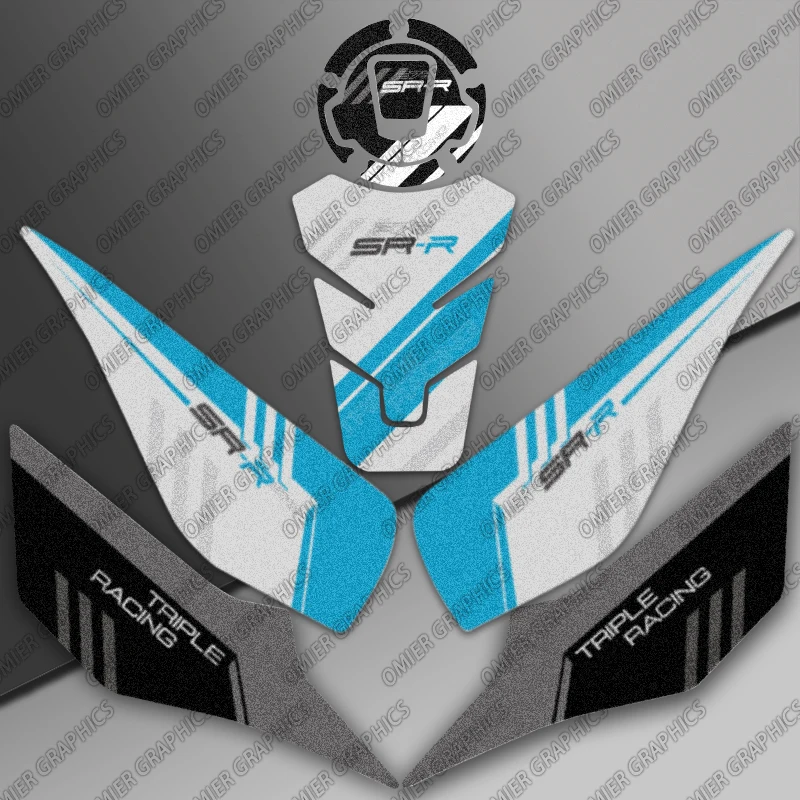 

Для CFMOTO CF MOTO 675SR-R 675 SR-R 3M мотоциклетная накладка на бак, защитная матовая наклейка, наклейки, аксессуары