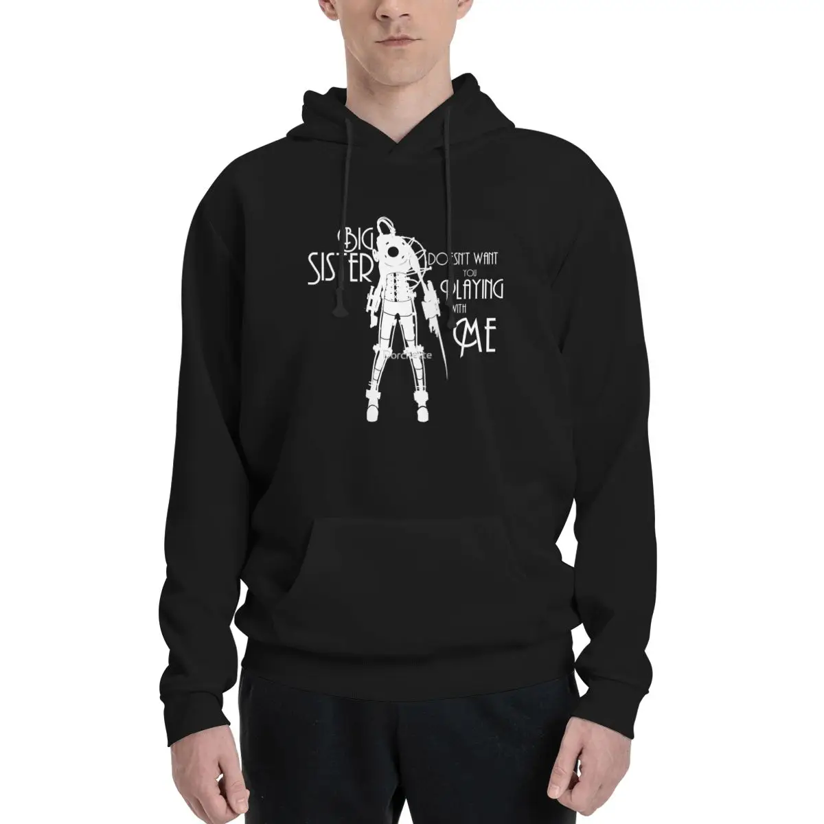 Bioshock-большие толстовки с капюшоном в стиле аниме толстовка большого размера