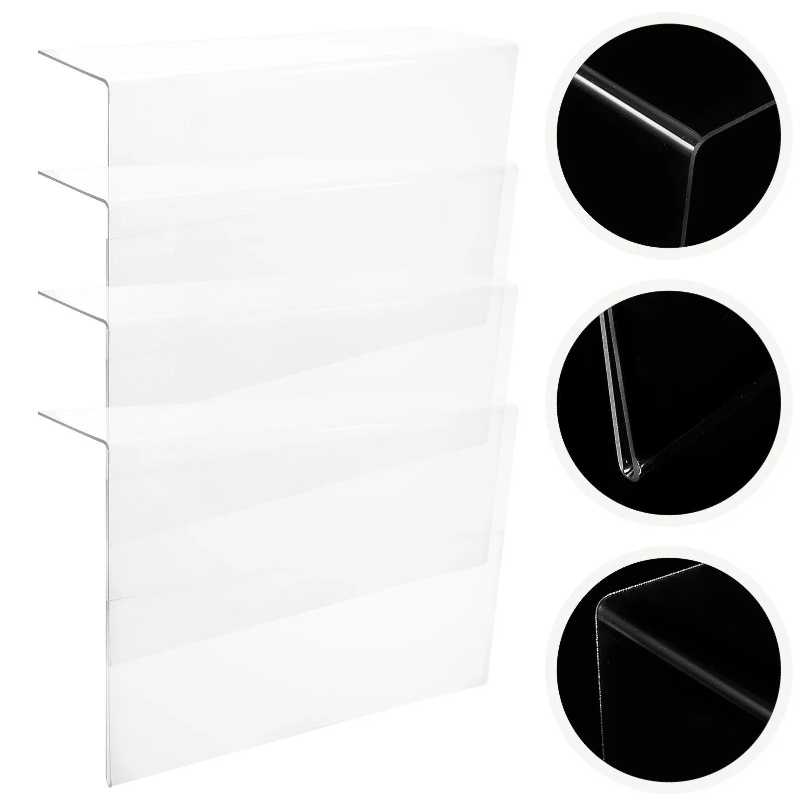 

4 Pcs Shelf Price Signs Display Holder Tag List Displaying Stand The Pet Stable