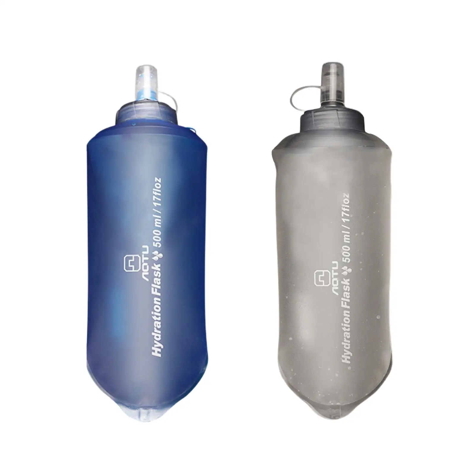 

500ml Collapsible Water Bottle Leak Proof Portable Foldable Cups for Camping