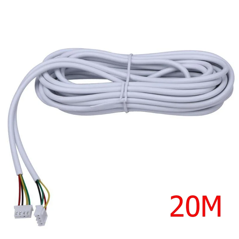 

Кусам 15 м/20 м возможностью погружения на глубину до 30 м 50 м AVVR 4 провод с сердечником 4*0,12 Медь линия для проводной видео домофон видео-телефон двери дверной звонок кабель для домофона