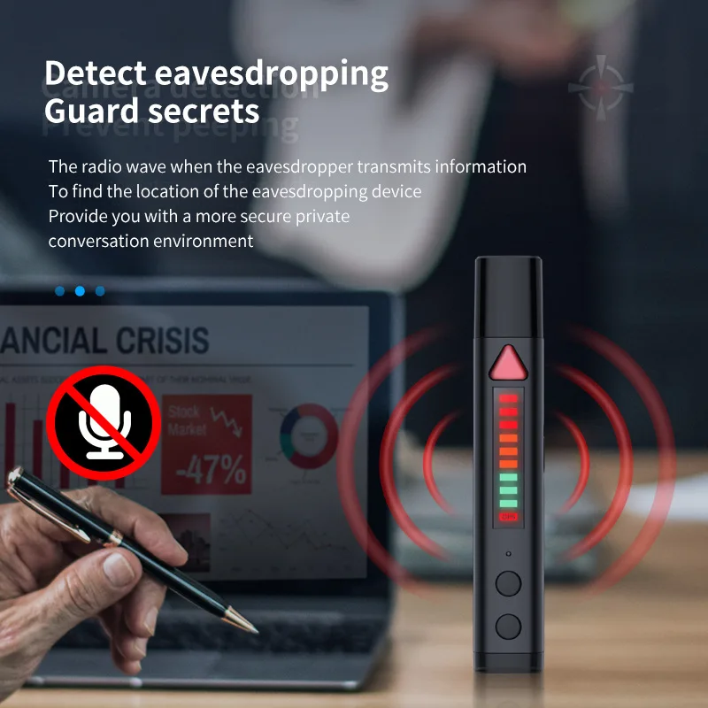 

S68 Signal Detection Hotel Infrared Magnetic GPS Scanner Pen Anti Peeping Camera Eavesdropping Positioning Monitoring Detector