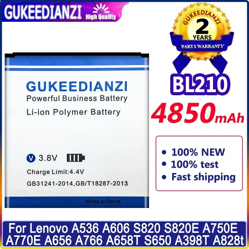 Аккумулятор для Lenovo BL253 BL324 BL210 BL171 BL242 BL219 BL214 BL203 BL229 BL209 BL197 BL192 BL225/A2010 A5000 A536 A319 A6000 P70