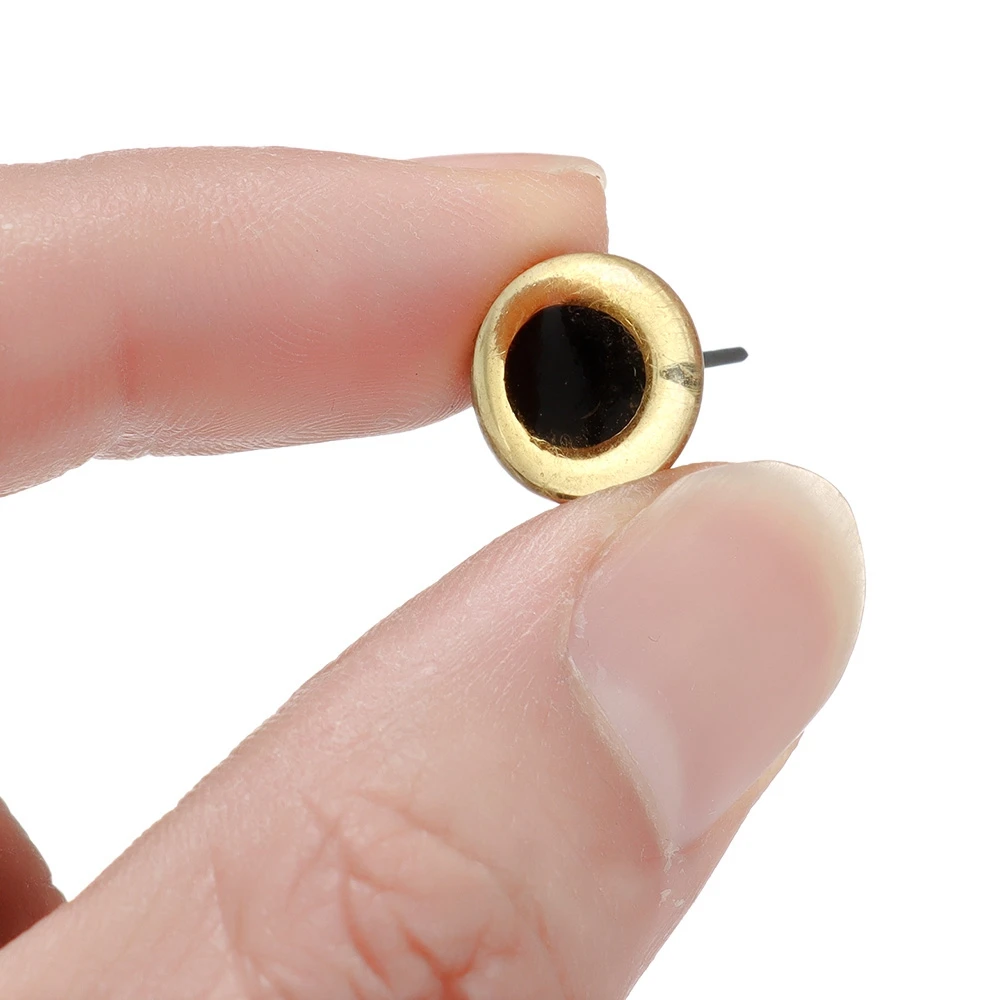 Прозрачные коричневые кукольные стеклянные глаза носы игольчатые валяющие для