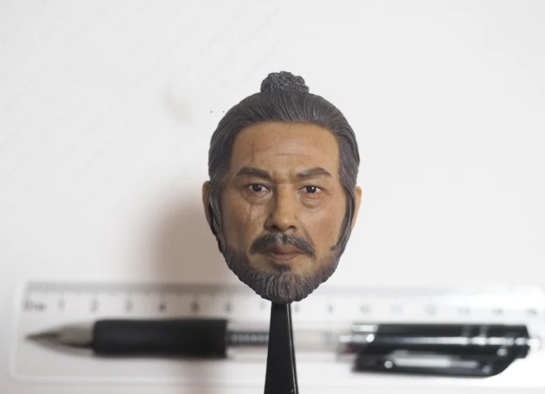 

POPTOYS EX037 1/6 Japanese Samurai Miyamoto Musashi Head Carving Model Toy Fit 12'' Action Figure Body In Stock