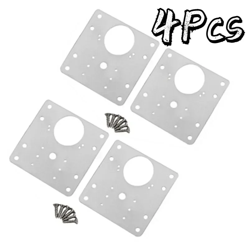 

1/2/4 шт. набор ремонтных пластин для петель из нержавеющей стали, крепежная пластина для петель шкафа, комплект кронштейнов с монтажными винтами, дверная фурнитура