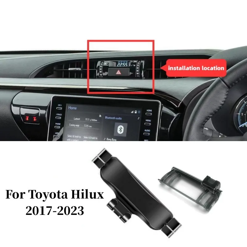 

Автомобильный держатель для телефона для Toyota Hilux 2017 2018 2019 2020 2021 2022 2023 аксессуары для салона автомобиля
