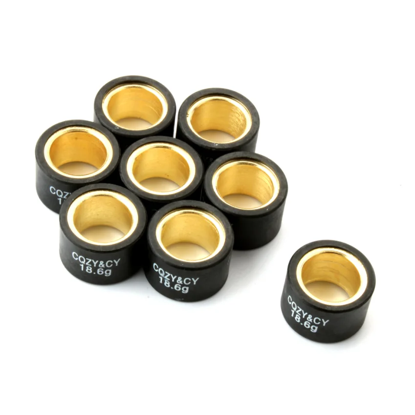 

8 шт., вариатор, гоночные роликовые грузы 15 г 18,6 г 21,4 г 25x17 мм для Aprilia Atlantic Sprint 400 500 Scarabeo светильник 400cc 500cc