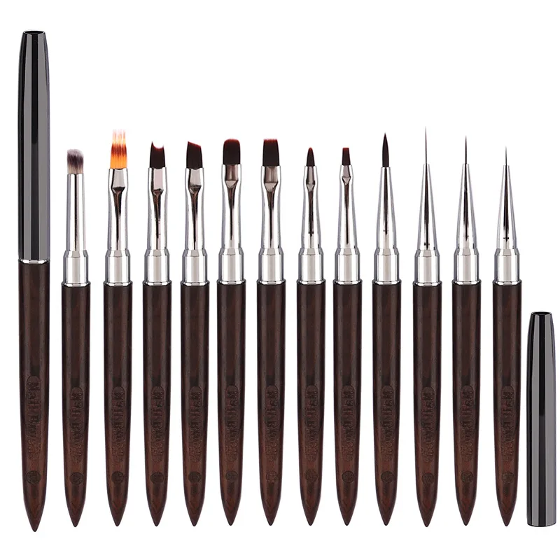 

1PC Nail Art Brushes Set Nail Liner Brush Nail Painting Pen Acrylic UV Gel Brushes Crystal Manicure Tool Nail Brush