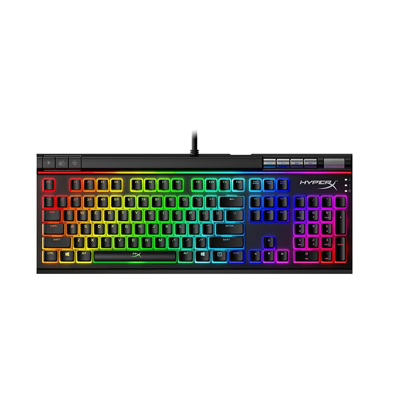 

Hyper X Alloy Elite 2 Mechanical Gaming Keyboard 104 Pudding Keycaps Anti-ghosting RGB LED Wired Gaming Keyboard