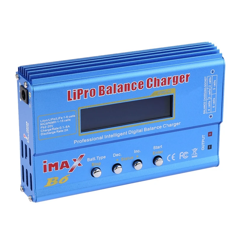 Зарядное устройство Lipo для IMAX B6 80 Вт + XT60 Nimh Li-Ion Ni-Cd Digital Lipro Balance с вилкой