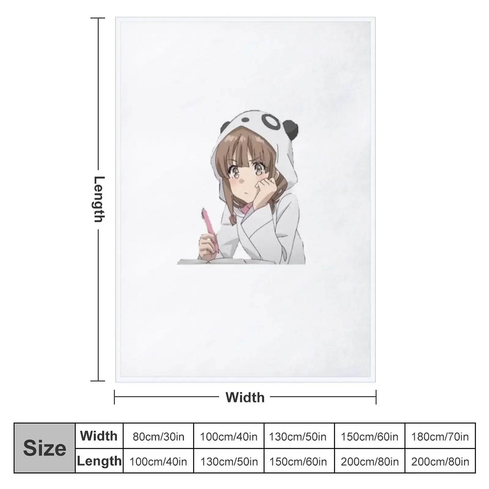 Клетчатое одеяло Kaede Azusagawa милые одеяла