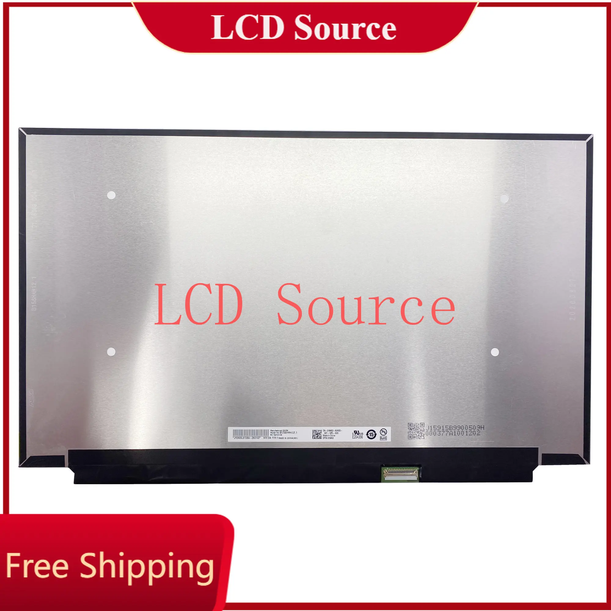 

B156HAN12.1 NV156FHM-NY7 LP156WFG-SPT2 для dell 15,6 дюймов FHD 165 Гц 1920x1080 100% sRGB, 40-контактный матричный ЖК-экран