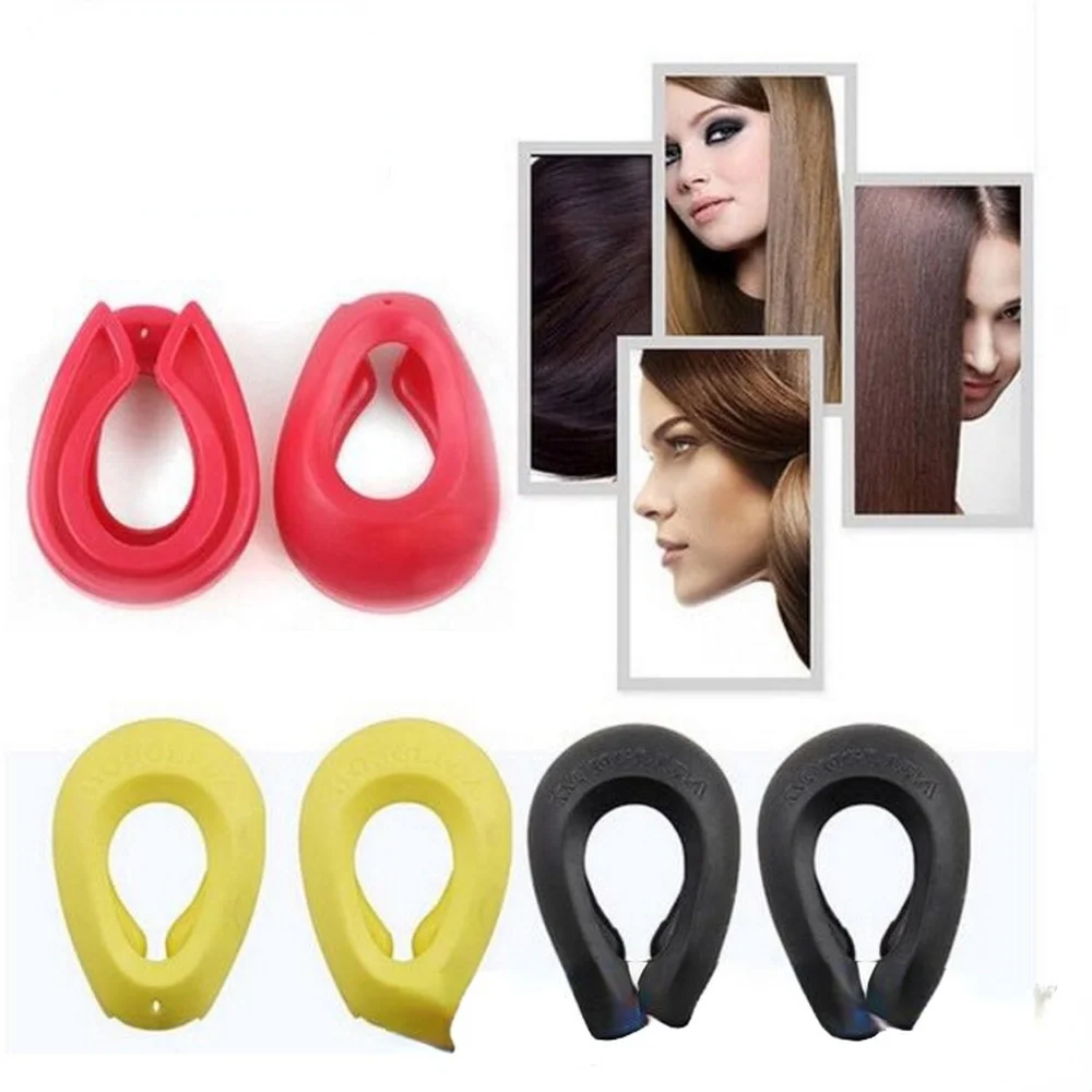 

2pcs Profession Salon Hair Dye Hairdressing Ear Covers Black Earmuffs Prevent from Stain Ear Protectors Hair Color Styling Tools