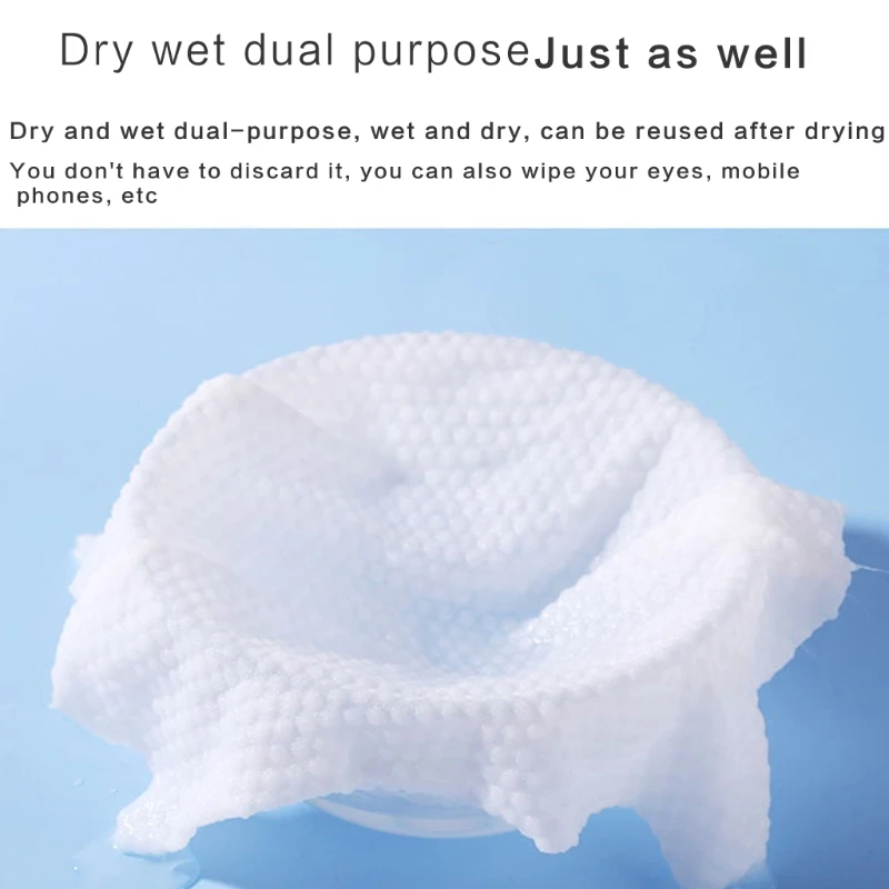 

Disposable Face Towel Sensitive Skin Cosmetic Towel Extra Thick Soft Towels with Drawstring Bag P8DD