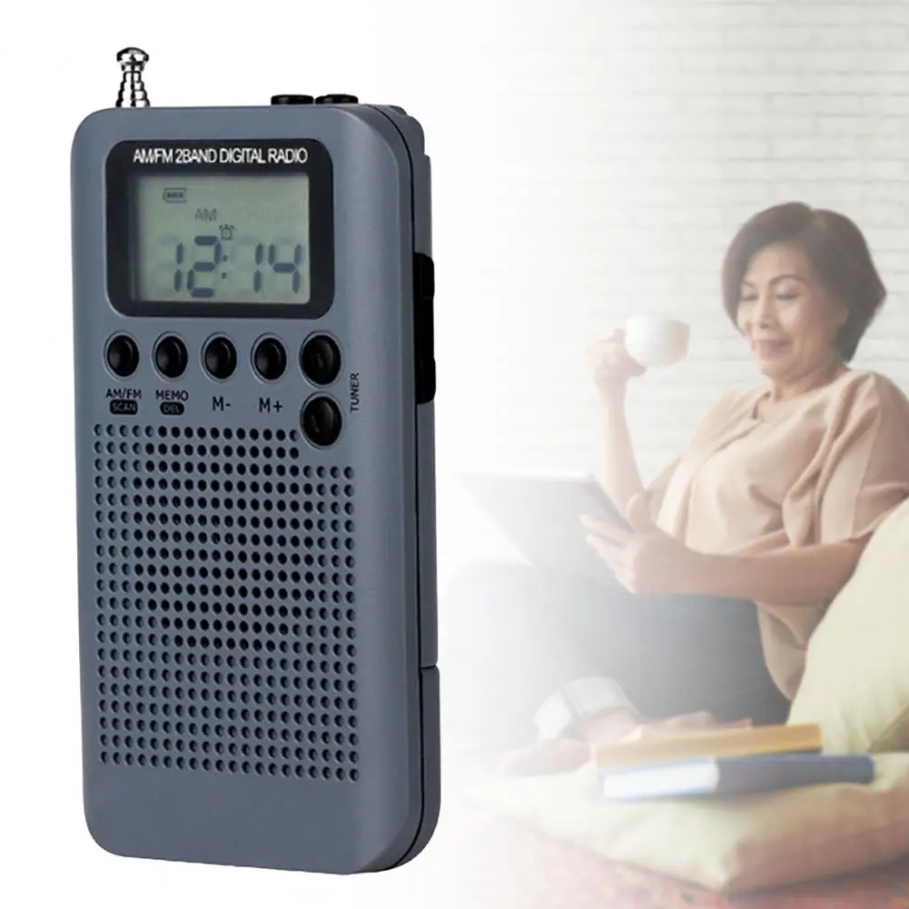 ЖК-дисплей 1 3 дюйма FM/AM радио два цвета на выбор длительный срок службы