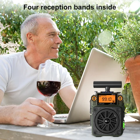 APWIKOGER Портативное радио AM/FM/SW