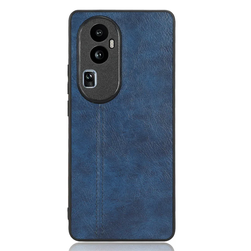 Для OPPO Reno10 5G маршрута телячья кожа с мягкими краями чехол жесткий для телефона
