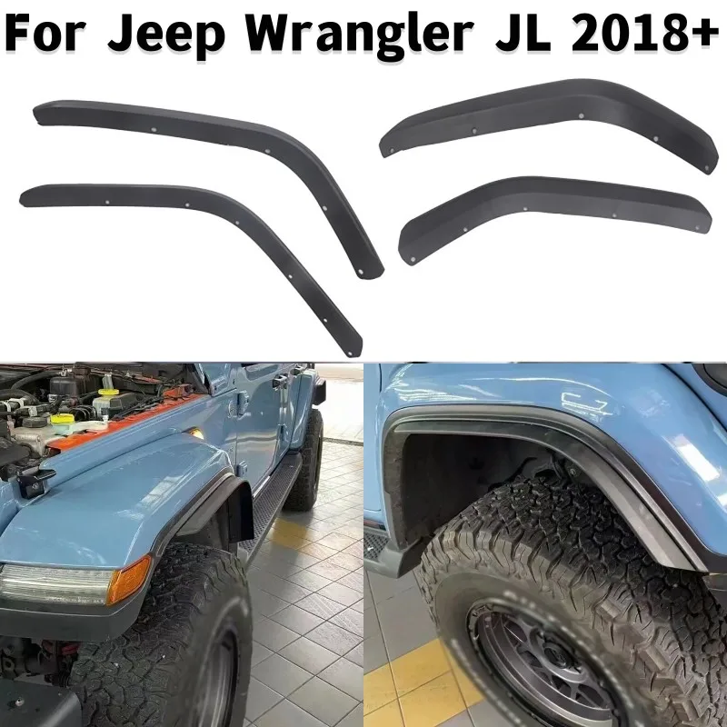 

4 шт./комплект, Автомобильные Брызговики для Jeep Wrangler JL 2018 +