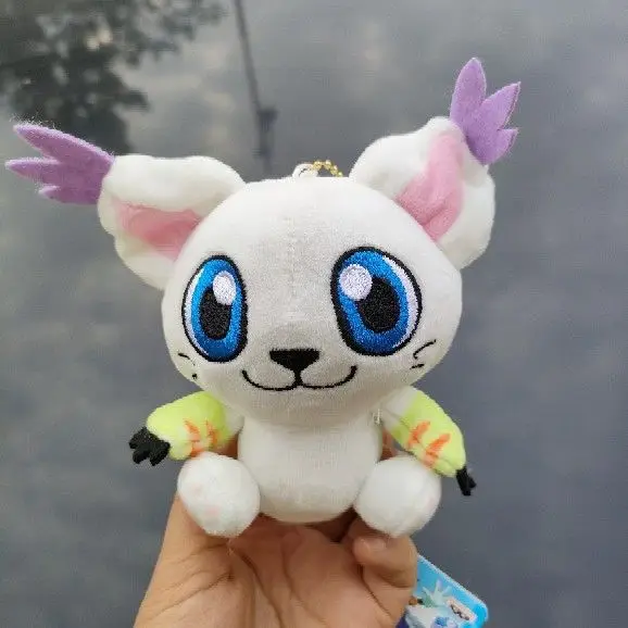 Набор плюшевых ключей Digimon Adventure 12 см - Agumon Gabumon Piyomon Gomamon Patamon Tailmon, сумка, подвески для фанатов, подарки на день рождения (art.: 3920d4206e481) - 3920d4206e481