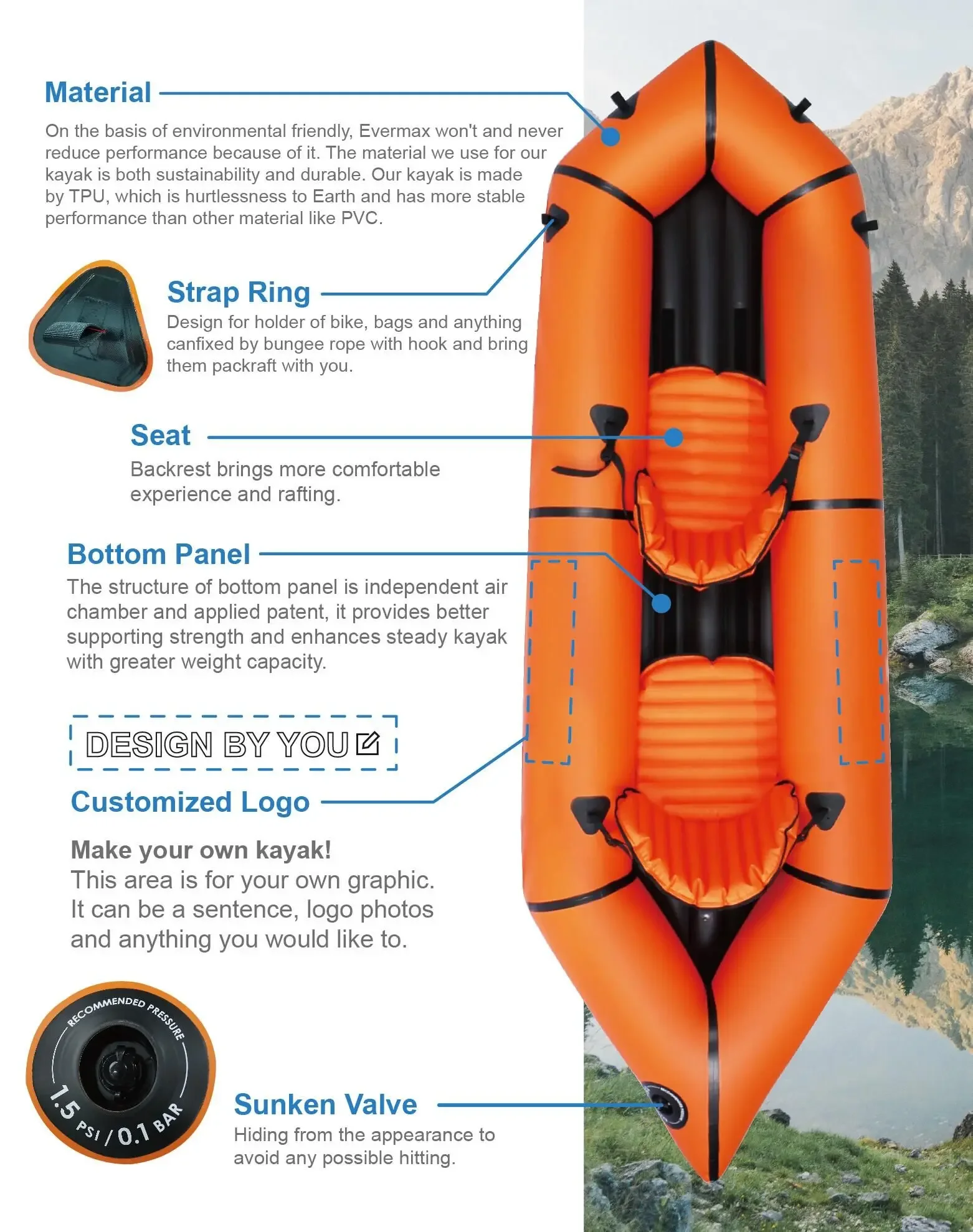 Гоночная лодка маленькая алюминиевая новинка 2024 Китай Max Fishing надувная одиночная