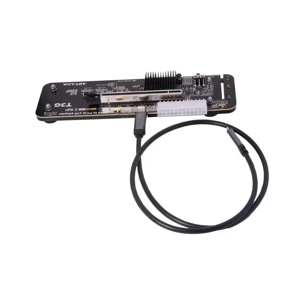 Фото ADT UT3G для NUC ITX STX видеокарта для ноутбука, ПК, внешняя док-станция для графического процессора, USB 4,0 к PCIe X16, адаптер eGPU, совместимый с Thunderbolt 4/3 №4