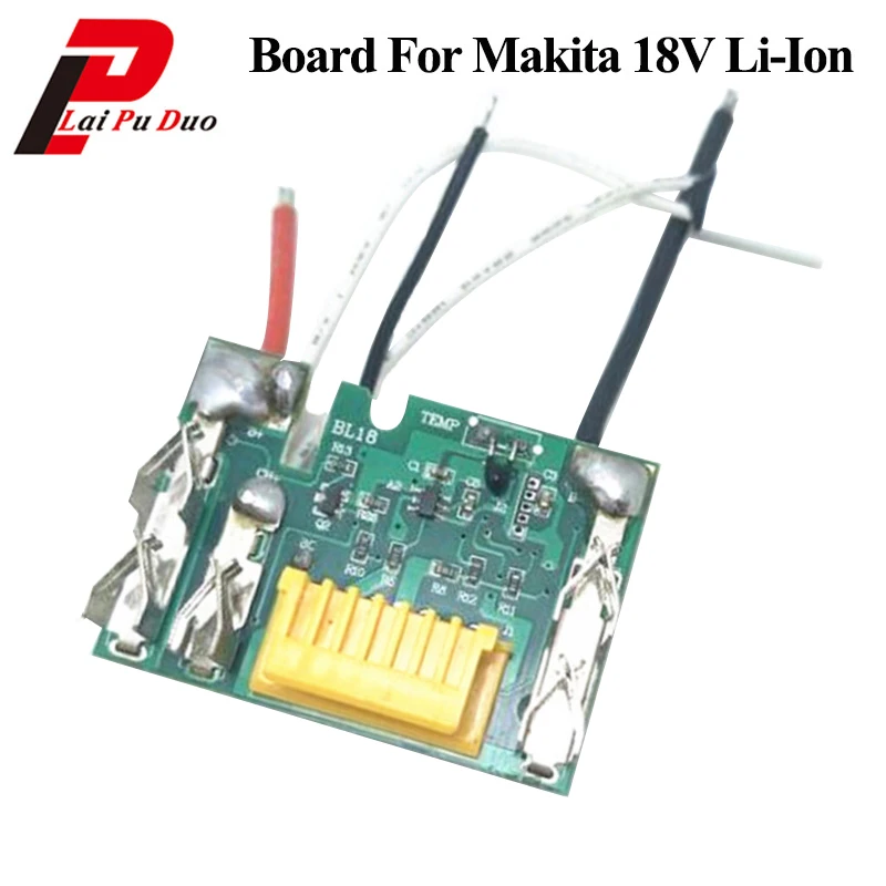 Сменная печатная плата BL1830 для Makita 18 в, BL1845, BL1860, BL1815, LXT400, 3,0 Ач, 6 А, литиевая батарея, защитный чип для зарядки