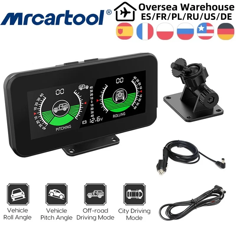 

Автомобильный Инклинометр MRCARTOOL M50, умный GPS измеритель наклона, наклона, угла наклона, транспортир, инклинометр, автомобильный компас, HUD вне...