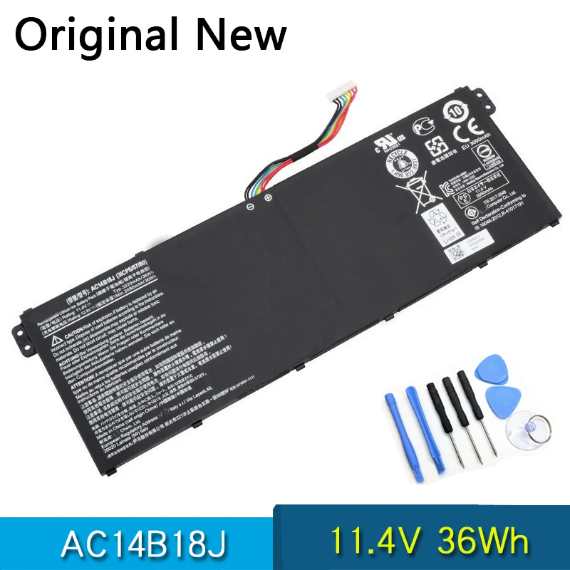 

Original AC14B13J AC14B18J Laptop Battery For Acer Aspire ES1-511 ES1-512 V3-111P CB3-531 311 TravelMate B115 B116 P236-M MS2394